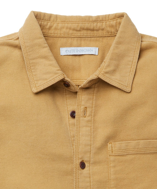 Outerknown - Lost Coast Moleskin Shirt - Curry
