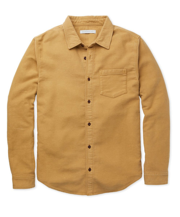 Outerknown - Lost Coast Moleskin Shirt - Curry