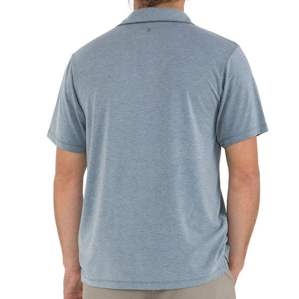 Free Fly - Bamboo Flex Polo - 	Heather Blue Dusk