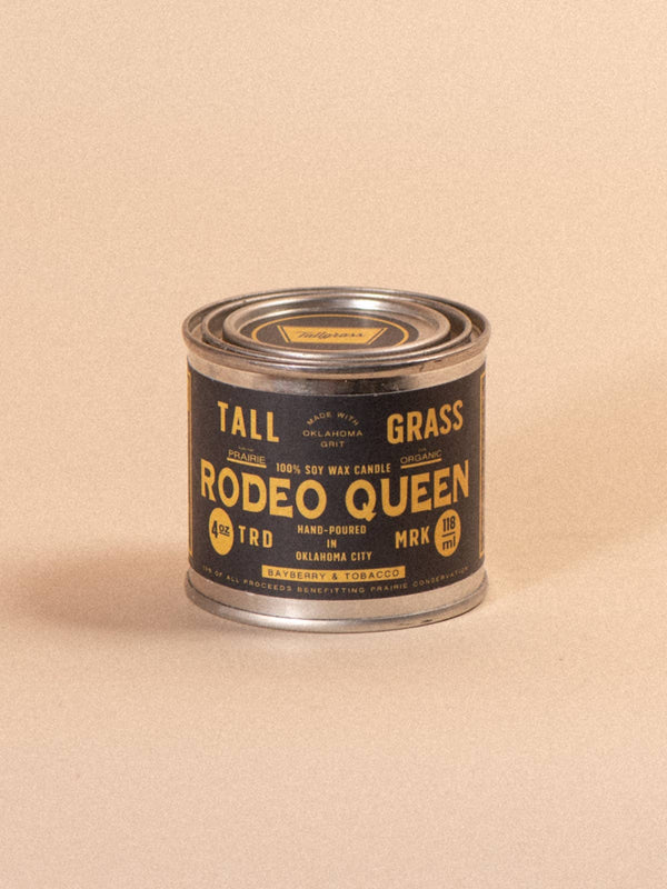 Rodeo Queen: Bayberry + Tobacco Soy Wax Candle