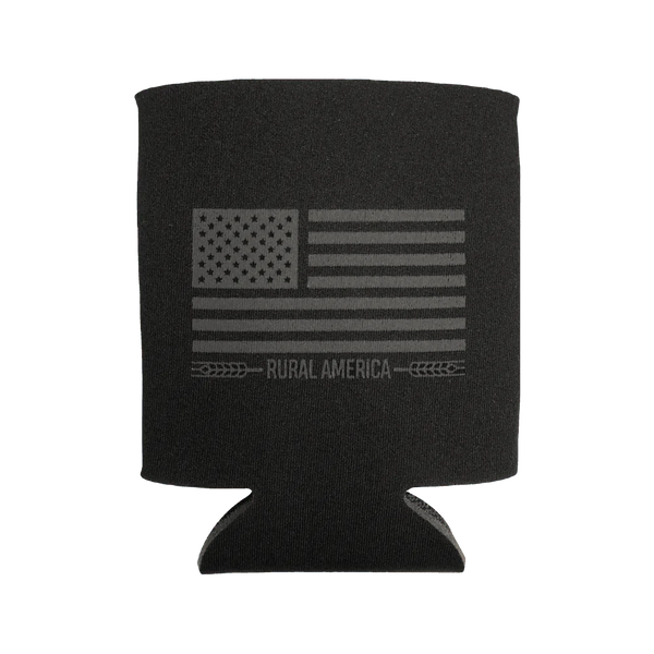 Black Out Flag Koozie