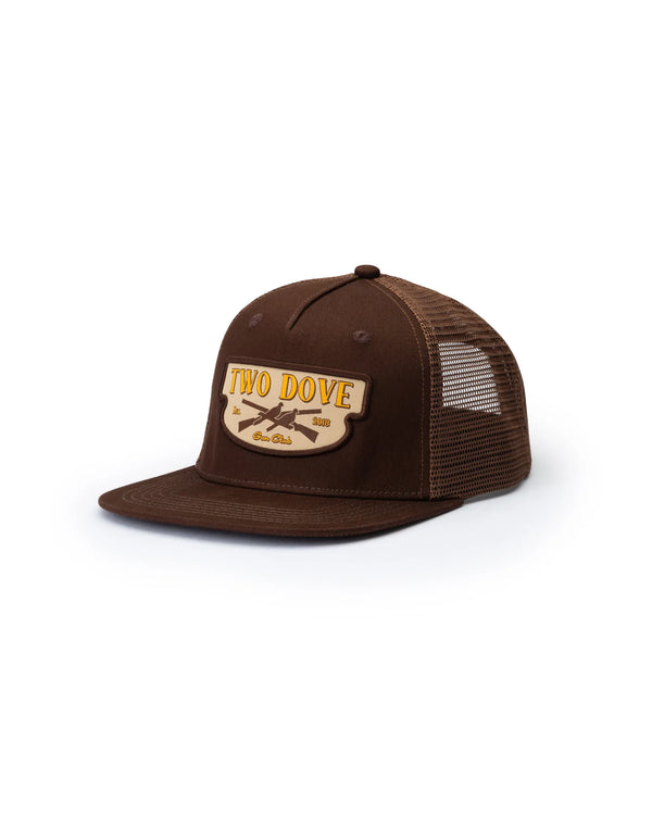 Gun Club 5 Panel Trucker - Brown