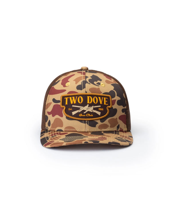 Gun Club 5 Panel Trucker - Vintage Camo