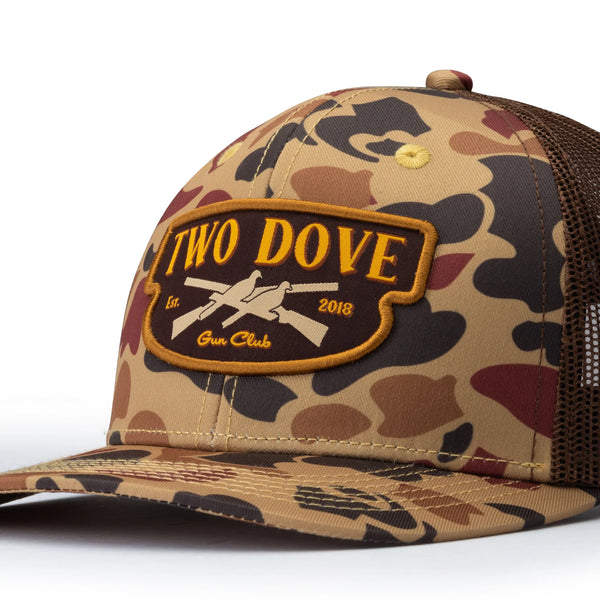Gun Club 5 Panel Trucker - Vintage Camo
