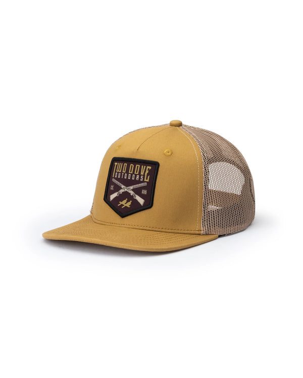 Gun Patch 5 Panel Trucker - Wheat