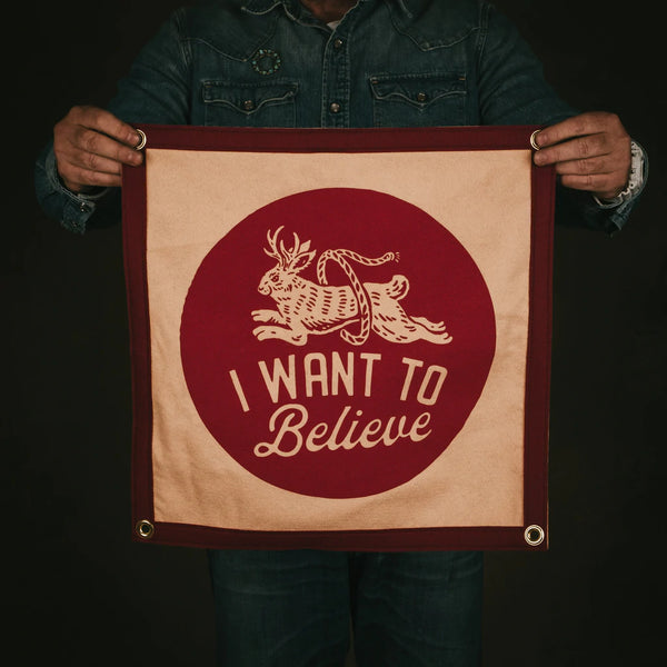 I Want To Believe - Camp Flag