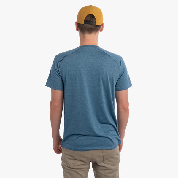 Duck Camp - L.W. Pocket Tee - Heathered Cenote