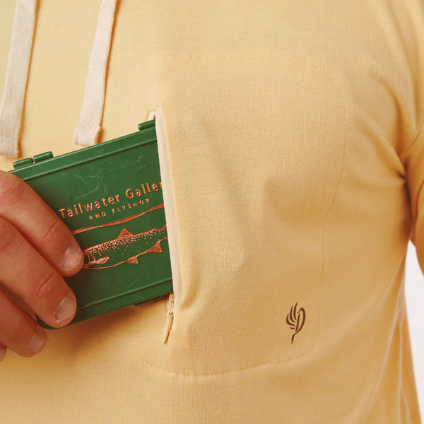 Duck Camp - Lightweight Bamboo Hoodie - Barley Yellow