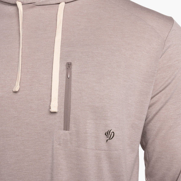 Duck Camp - Lightweight Bamboo Hoodie - Dirt Road