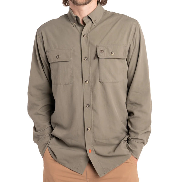 Duck Camp - Midweight Hunting Shirt - Long Sleeve - Moss