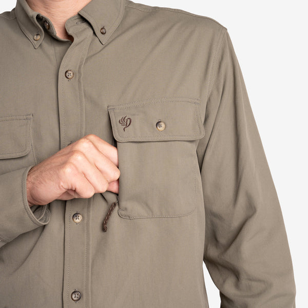 Duck Camp - Midweight Hunting Shirt - Long Sleeve - Moss