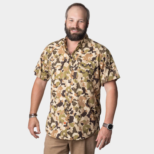Duck Camp - Lightweight Hunting Shirt - Short Sleeve - Wetland
