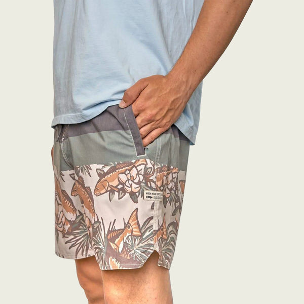 Marsh Wear - Spring Magnolia Boardshort - Smoke