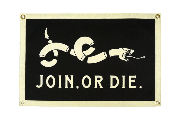 Join or Die - Camp Flag