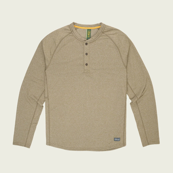 Marsh Wear - Harkers Island Fleece Henley - Wood Thrush