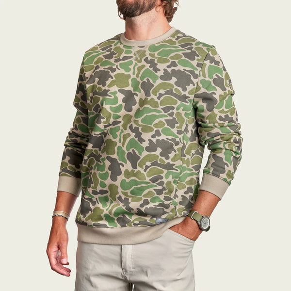 Marsh Wear - Layover Fleece Crew - Mallard