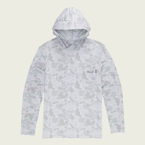 Marsh Wear - Mallard Pamlico Performance Hoodie - Grey Camo