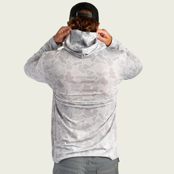 Marsh Wear - Mallard Pamlico Performance Hoodie - Grey Camo