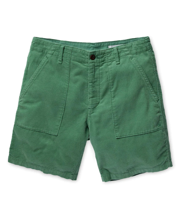 Outerknown - Seventyseven Cord Utility Shorts - Green Glass