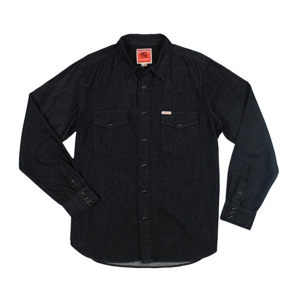 Sendero - The Wyatt Shirt - Midnight Denim