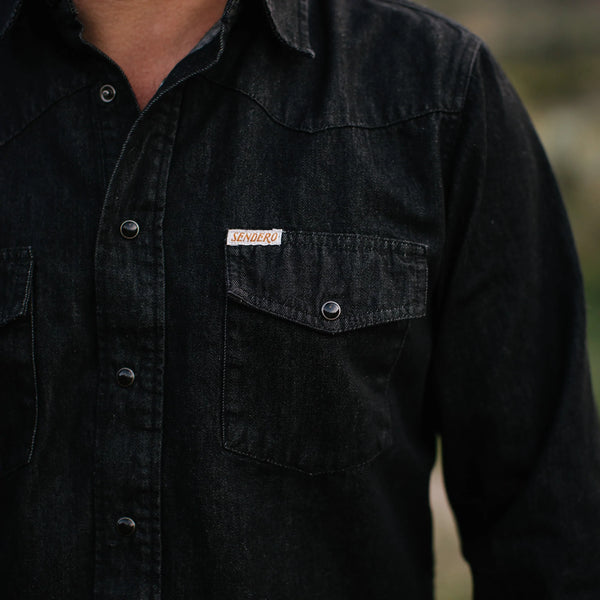 Sendero - The Wyatt Shirt - Midnight Denim