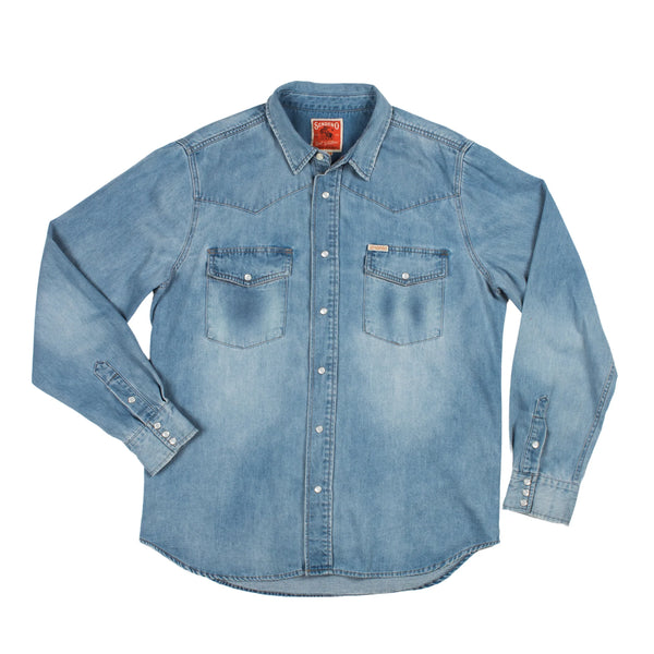 Sendero - The Wyatt Shirt - Vintage Denim