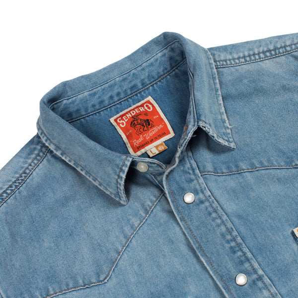 Sendero - The Wyatt Shirt - Vintage Denim