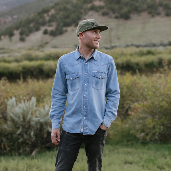 Sendero - The Wyatt Shirt - Vintage Denim