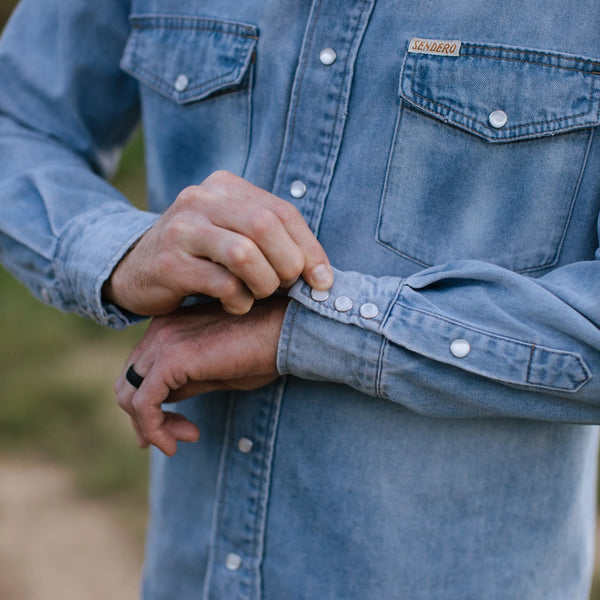 Sendero - The Wyatt Shirt - Vintage Denim