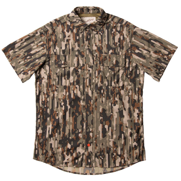 Duck Camp - Lightweight Hunting Shirt - Short Sleeve - Woodland