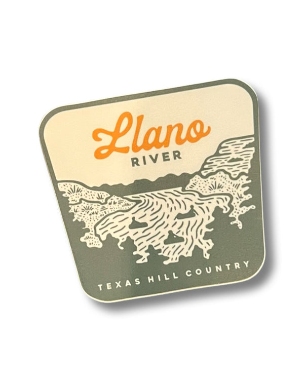 Llano River Sticker V2