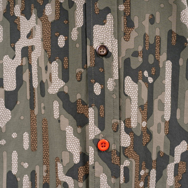 Duck Camp - Lightweight Hunting Shirt - Long Sleeve - Woodland