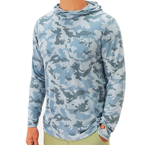 Free Fly - Bamboo Lightweight Hoody - Water Camo