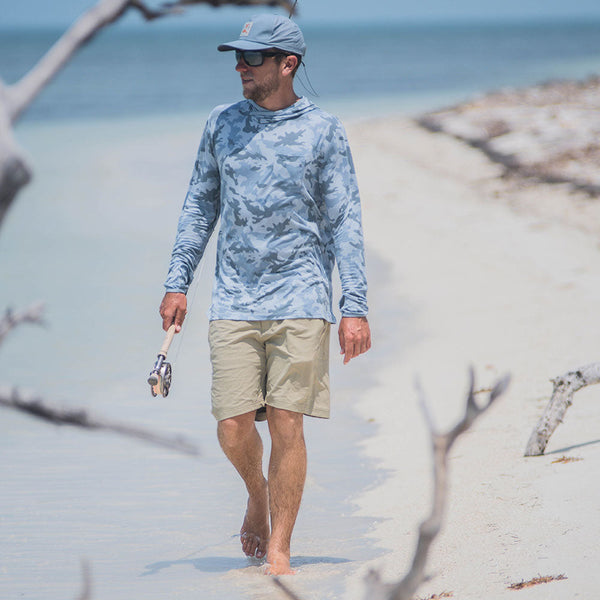 Free Fly - Bamboo Lightweight Hoody - Water Camo