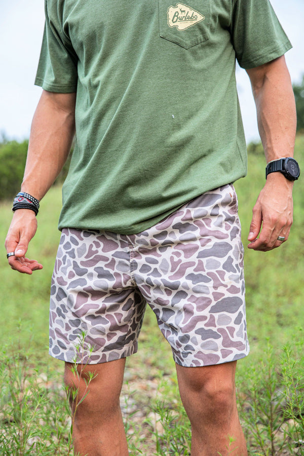 Burlebo - Everyday Shorts - Classic Deer Camo
