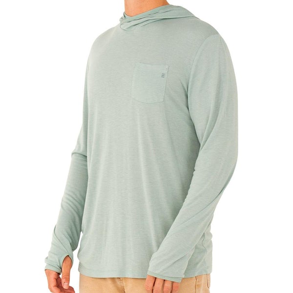 Free Fly - Bamboo Lightweight Hoody - Sea Glass
