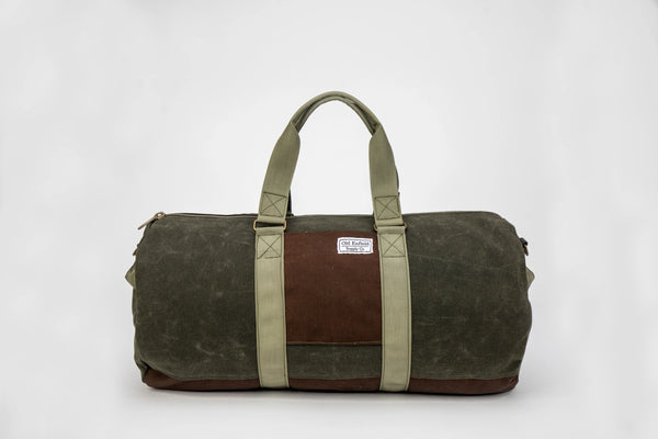 48-Hour Duffel Bag | Olive Green + Brown