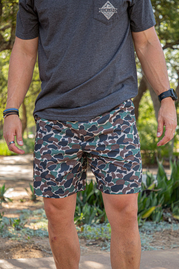 Burlebo - Everyday Shorts - Throwback Camo