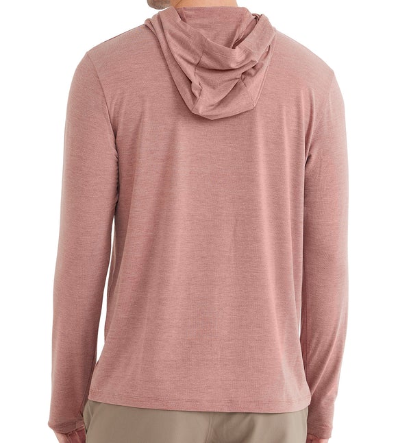 Free Fly - Bamboo Crossover Hoodie - Heather Brick