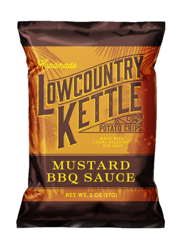 Mustard Bbq Potato Chips - 24 bags