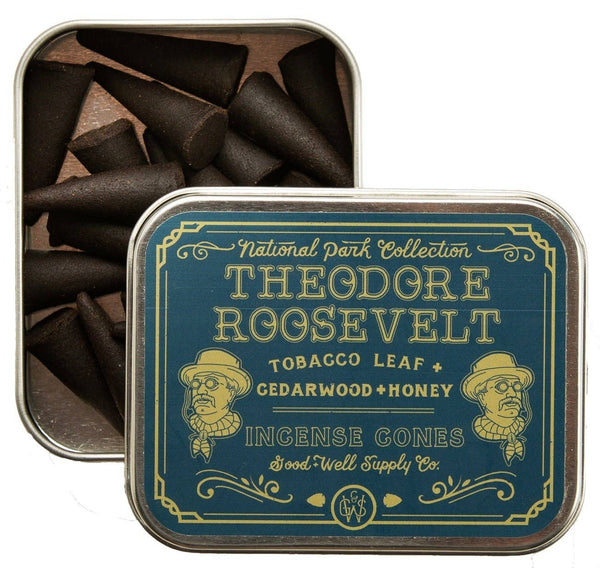 Theodore Roosevelt Incense - Tobacco Leaf, Cedar + Honey