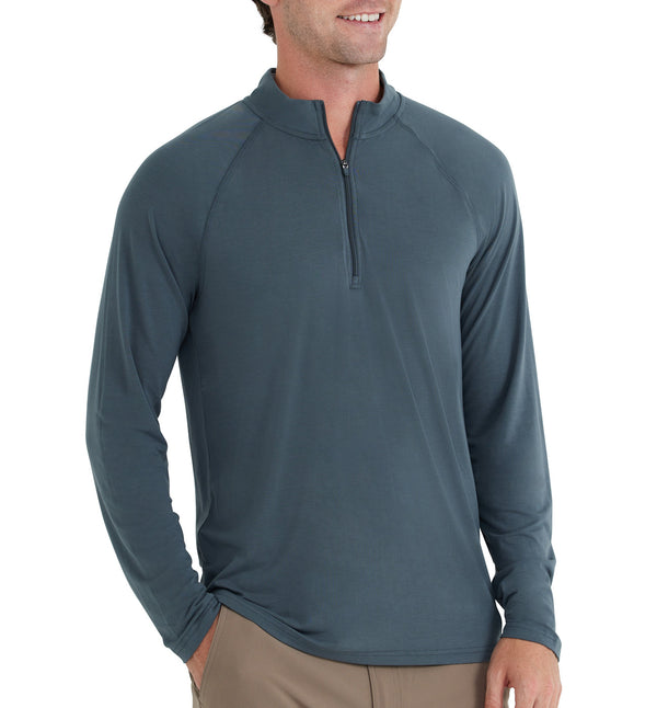 Free Fly - Bamboo Flex Quarter Zip - Midnight