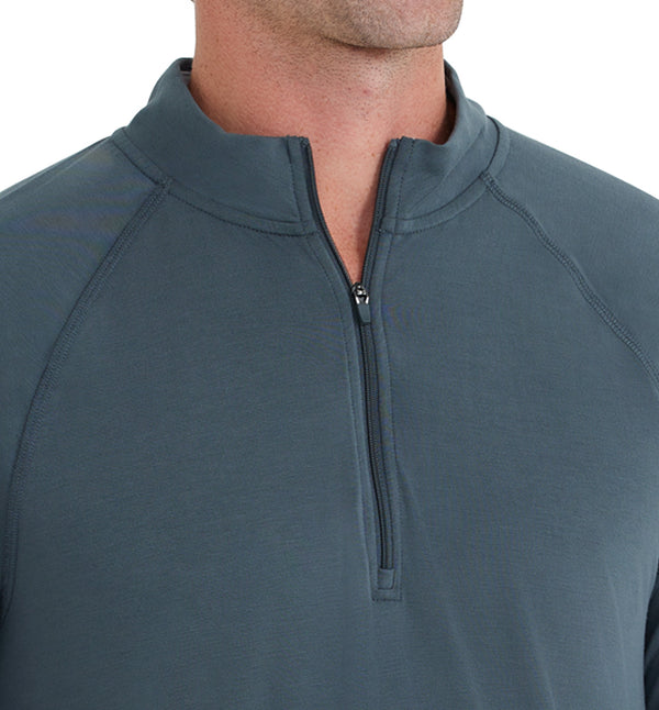 Free Fly - Bamboo Flex Quarter Zip - Midnight