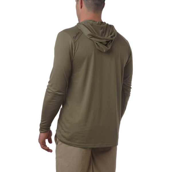 Duck Camp - Lightweight Bamboo Hoodie - River Rock
